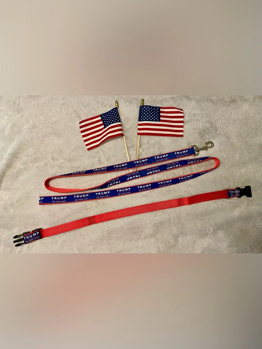 Trump Pence “Keep America Great!” Dog Leash & Collar Set